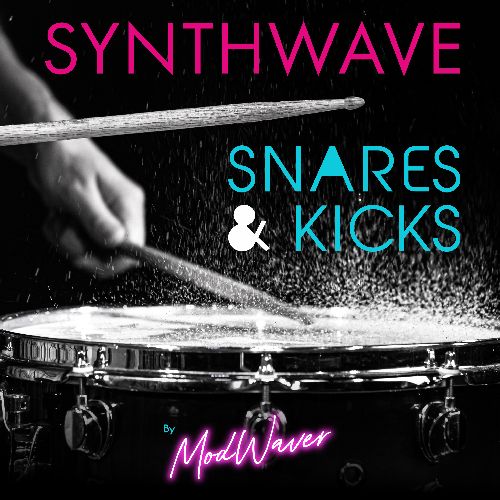 Synthwave Snares and Kicks by Modwaver